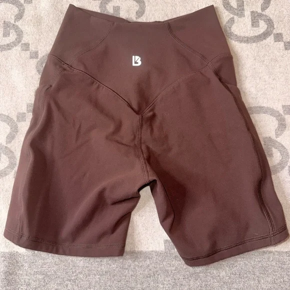 BuffBunny Chocolate Brown Bike Shorts - Picture 3 of 8